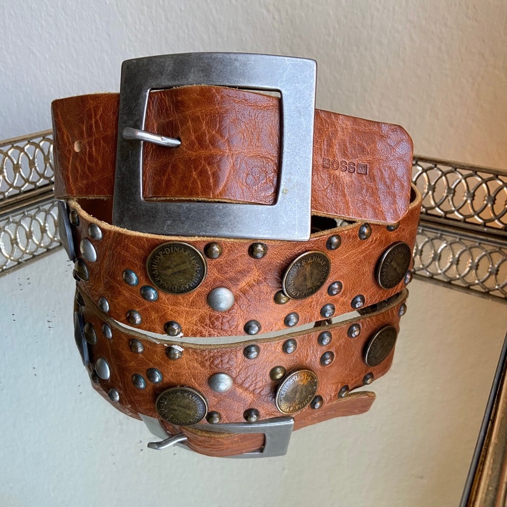 SOLD Hugo Boss leather belt